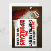 TRUMP CHRISTMAS CARD FEIERTAGSKARTE (Vorne/Hinten)