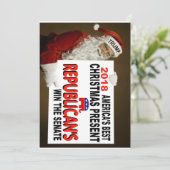 TRUMP CHRISTMAS CARD FEIERTAGSKARTE (Stehend Vorderseite)