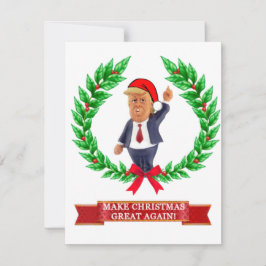 Trump Christmas Card Feiertagskarte