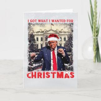 Trump Christmas Card | Merry MAGA Christmas Feiertagskarte