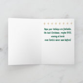 Trump Christmas Card | Snowman Trump Karte (Innenseite)