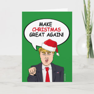 Trump Christmas Card - Weihnachten wieder großarti