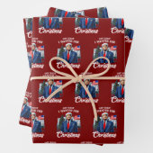 Trump Christmas Geschenkpapier Set (Beispiel)