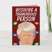 TRUMP CHRISTMAS KARTE FÜR JEDEN! (Vorderseite)