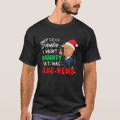 Trump Christmas Pajamas Shirt Liebe Santa T Shirt (Vorderseite)