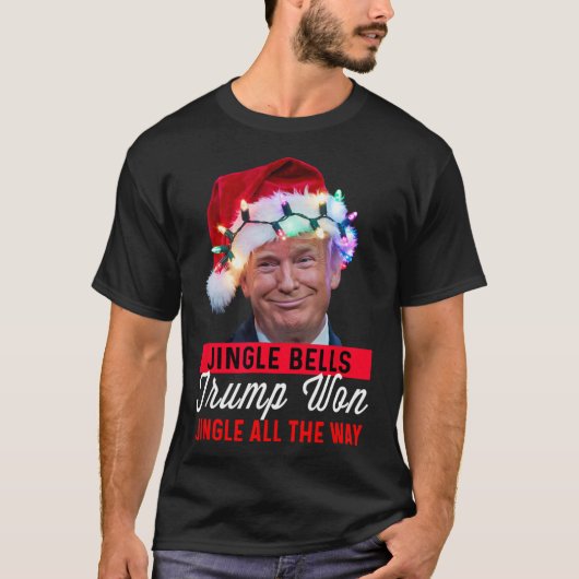 Trump Christmas Shirt Jingle Bells Funny Trump Won (Vorderseite)