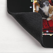 Trump Christmas Sweater Cat Hund Eichhörnchen Päps Mousepad (Ecke)