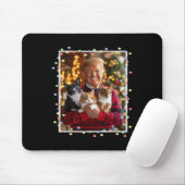 Trump Christmas Sweater Cat Hund Eichhörnchen Päps Mousepad (Mit Mouse)