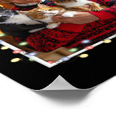 Trump Christmas Sweater Cat Hund Eichhörnchen Päps Poster (Ecke)