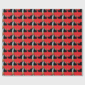 TRUMP CHRISTMAS WRAPPING PAPER BIG ROLL! GESCHENKPAPIER (Flach)