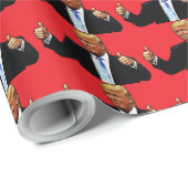 TRUMP CHRISTMAS WRAPPING PAPER BIG ROLL! GESCHENKPAPIER (Rolleneckpunkt)