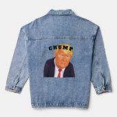 Trump/Chump-Denimjacke Jeansjacke (Rückseite)