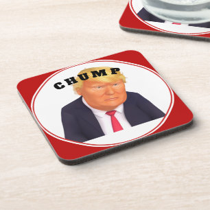 Trump/Chump Getränkuntersetzer Getränkeuntersetzer
