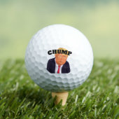 Trump/Chump Golf Balls Golfball (Insitu T-Shirt)