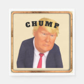 Trump/Chump-Papier-Serviette Serviette (Vorderseite)