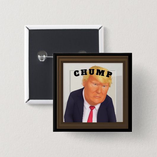 Trump/Chump-Taste Button (Vorne & Hinten)