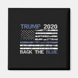 Trump Ck The Blue Thin Blue Line Polizei Unterstüt Magnet