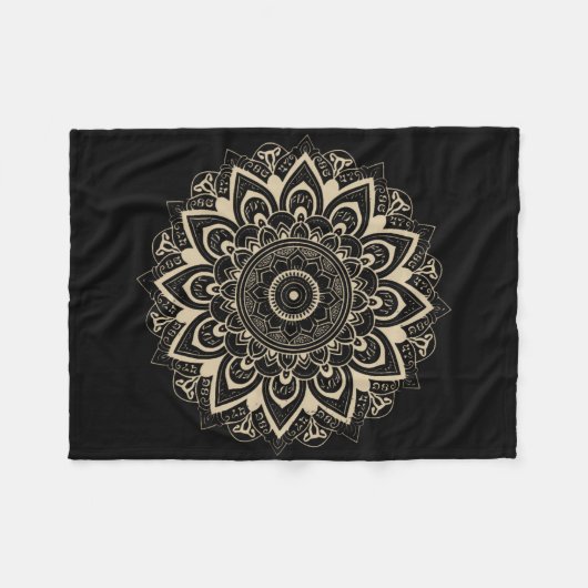 Trump Clic Mandala Style 86 47 Subtle Resist 8647 Fleecedecke (Vorderseite (Horizontal))