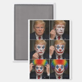 Trump Clown Magnet (Vorderseite/Rückseite)