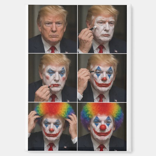 Trump Clown Magnet (Vorderseite)