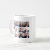 Trump Co-Beklagter Mugshots Kaffeetasse (Vorderseite Links)
