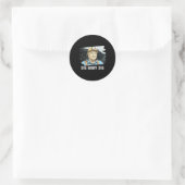 Trump Coalminer Dig Ba Runder Aufkleber (Tasche)