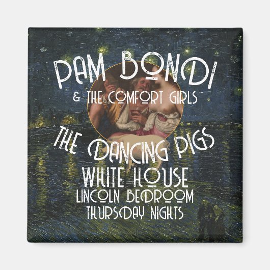 TRUMP COMFORT GIRLS BONDI NOEM GABBARD MAGNET (Vorne)