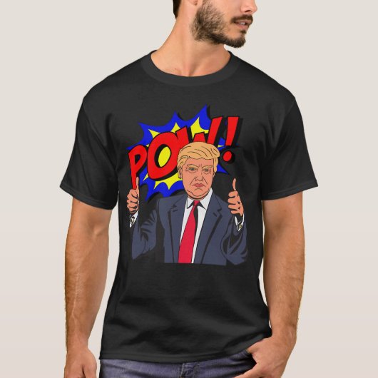Trump-Comic T-Shirt (Vorderseite)