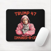 Trump Commander bei Cat Funny Cat und Trump Mousepad (Mit Mouse)
