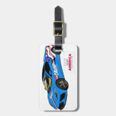 Trump Corvette & Rett America Gepäckanhänger (Vorderseite vertikal)