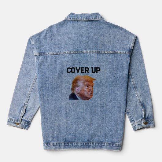 Trump Cover Up Denim Jacket Jeansjacke (Rückseite)