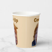 Trump/Cover Up Paper Cup Pappbecher (Rechts)