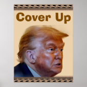 Trump/Cover-Up-Plakat Poster (Vorne)