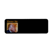 Trump/Cover Up Return Address Label (Vorne)
