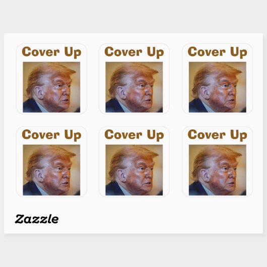 Trump/Cover Up Sticker (Blatt)