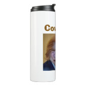 Trump/Cover Up Thermal Tumbler Thermosbecher (Nach links gedreht)