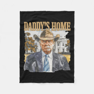 Trump Cowboy Western Daddy's Zuhause Nimm America Fleecedecke
