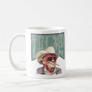 Trump Cowboy Western Trump Supporter, MAGA Kaffeetasse