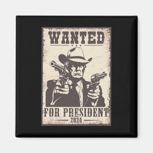 Trump Cowboy Wollte für die USA Präsident 2024 Magnet