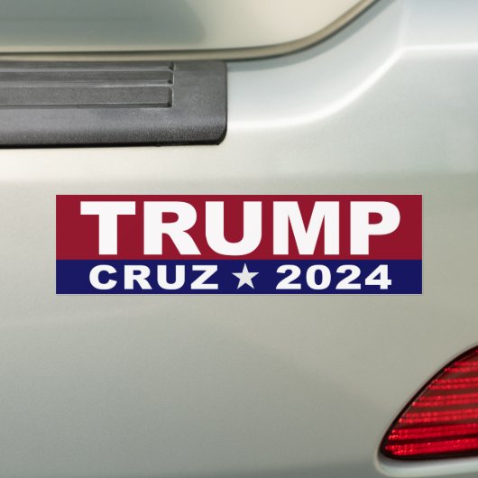 Trump Cruz Autoaufkleber 2024 (Auf Auto)