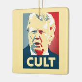 Trump Cult Keramikornament (Links)