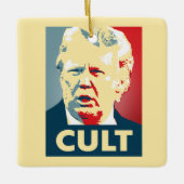 Trump Cult Keramikornament (Vorderseite)