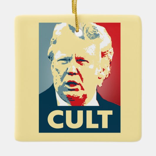 Trump Cult Keramikornament (Vorderseite)