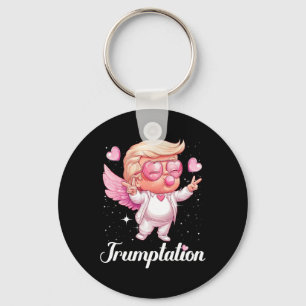 Trump Cupid Bow und Arrow Valentine Funny Schlüsselanhänger