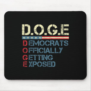 Trump D.o.g.e Doge Department of Government Mousepad
