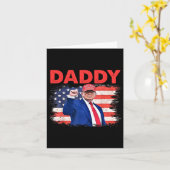 Trump Daddy 2025 Präsident 1 Karte (Gelbe Blume)