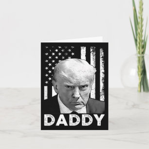 Trump Daddy 2025 Präsident unterstützt Männer und Karte
