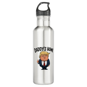 Trump  Daddy ist zurück  Edelstahlflasche