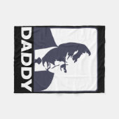 Trump Daddy Lustiger Daddy Trump 2 Fleecedecke (Vorderseite (Horizontal))