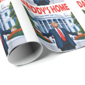 Trump Daddys Zuhause Geschenkpapier (Rolleneckpunkt)